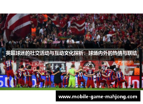 英超球迷的社交活动与互动文化探析:球场内外的热情与联结 英超球迷的社交活动与互动文化探析:球场内外的热情与联结